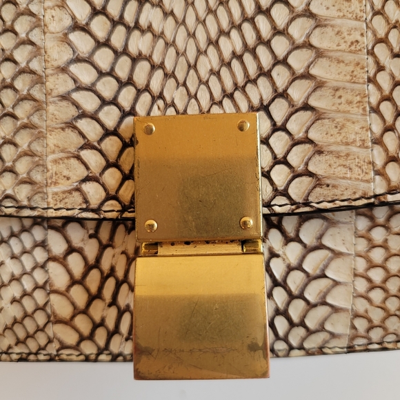 Celine Small Box Bag Python and Brown - Authentic - Picture 2 of 9